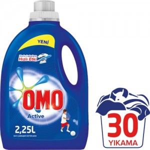 Omo Sıvı Çamaşır Deterjanı Active 2250 ml